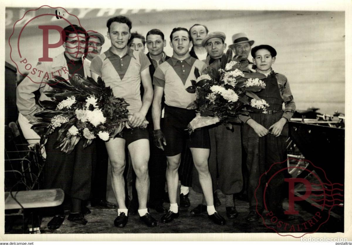 Fotograf&iacute;a antigua: 50 KM AM&Eacute;RICAINE FRADET PERRIN ET MERCIER VELO BICI CICLISMO 18*13CM Photo Meurisse Paris collecti