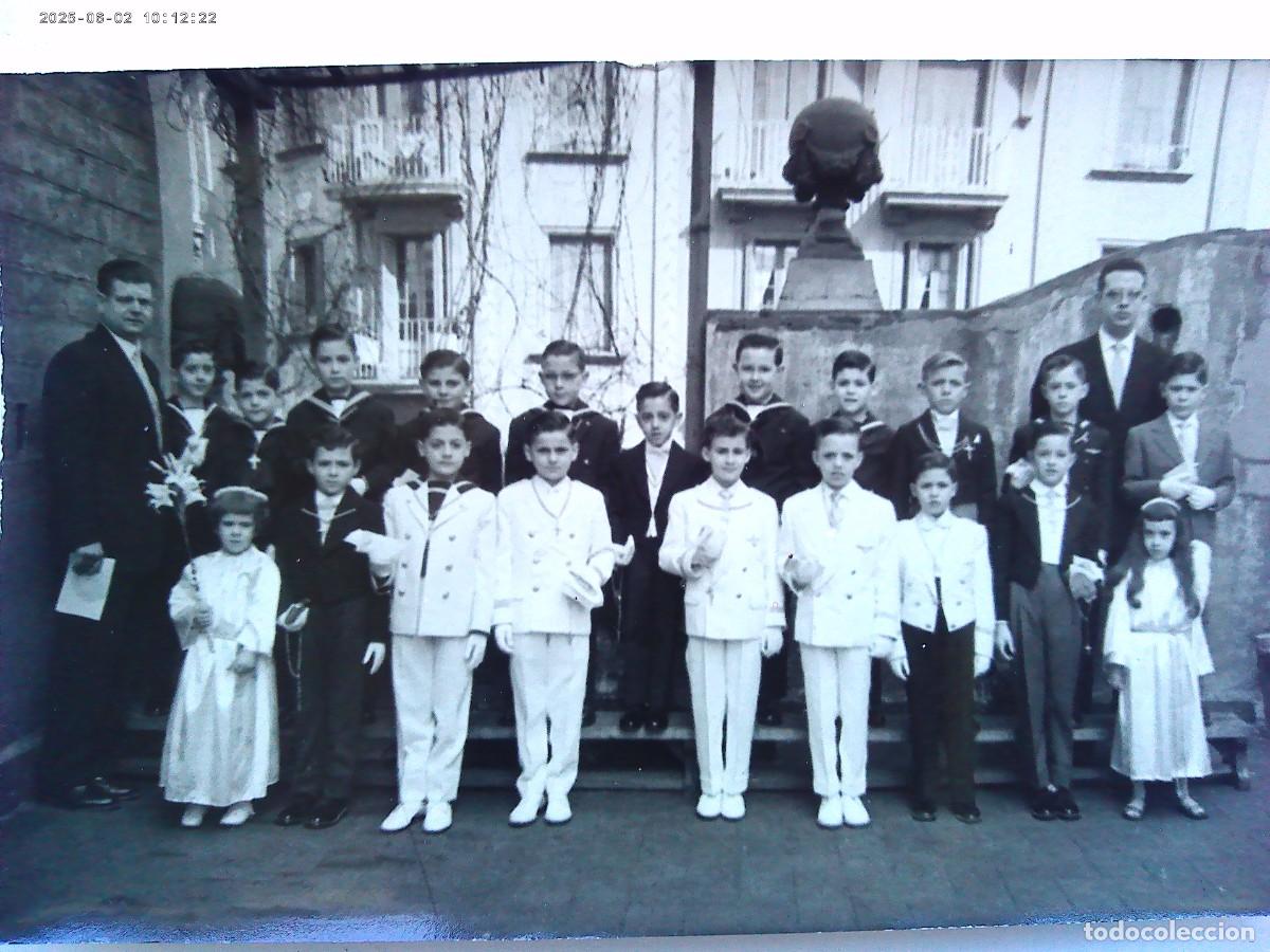 Fotografia antica: FOTO DE GRUPO DE NI&Ntilde;OS DE PRIMERA COMUNION