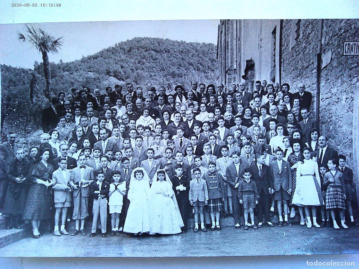 Fotograf&iacute;a antigua: FOTO DE GRUPO DE NI&Ntilde;OS DE PRIMERA COMUNION