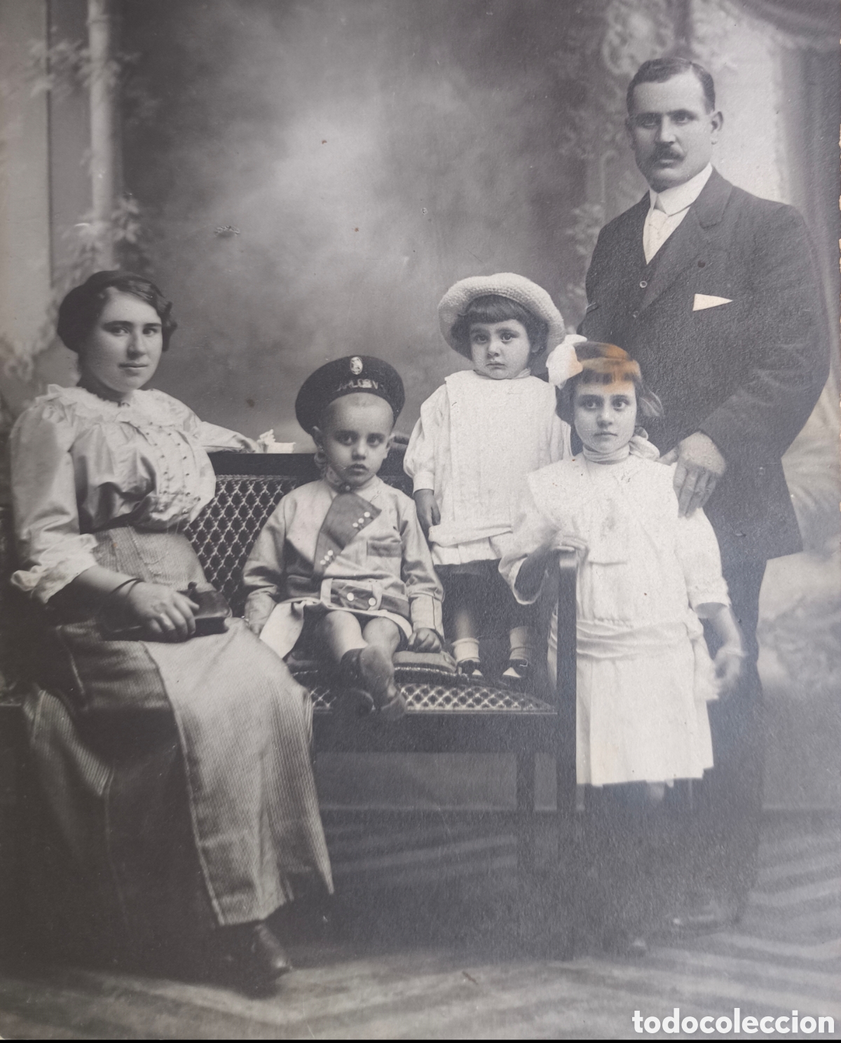 Fotograf&iacute;a antigua: FOTOGRAF&Iacute;A RETRATO FAMILIAR ABRERA 1912