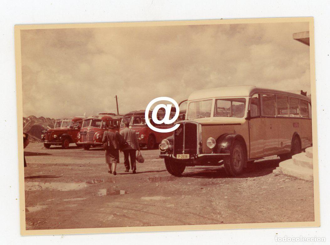 Fotograf&iacute;a antigua: FOTO AUTOCAR DESCAPOTABLE SAURER