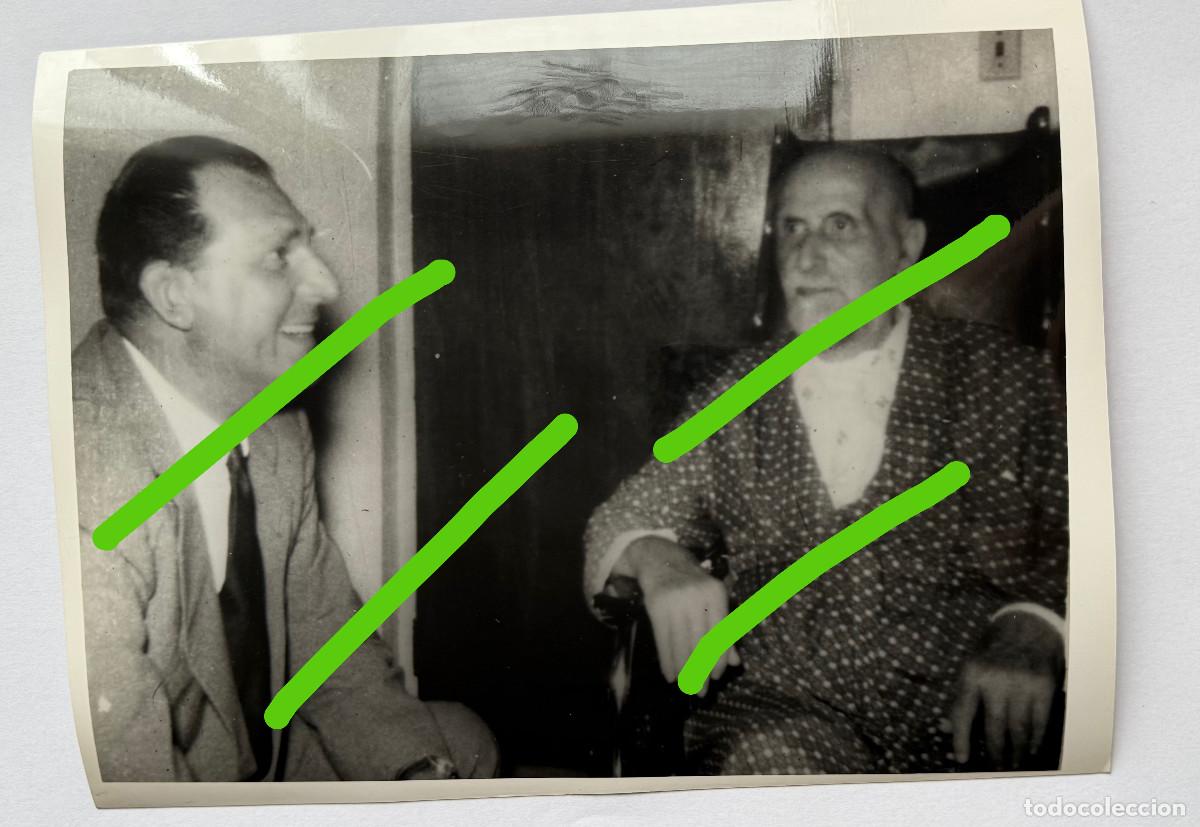 Photographie ancienne: Fotograf&iacute;a de Don Juan de Borb&oacute;n y Battenberg y el Poeta Juan Ram&oacute;n Jim&eacute;nez poeta espa&ntilde;ol 24x18 cm
