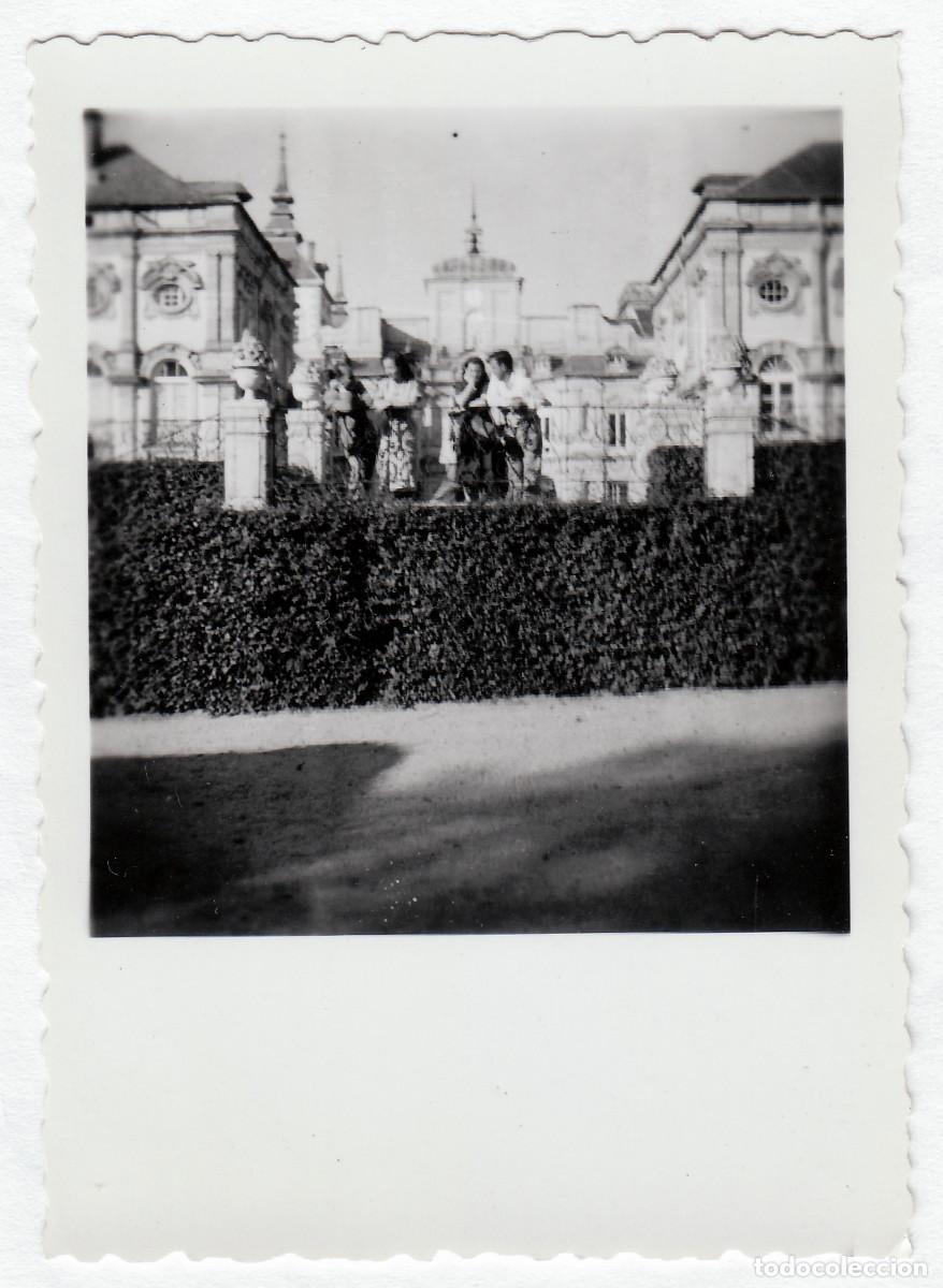 Fotograf&iacute;a antigua: Granja de San Ildefonso, Segovia. A&ntilde;os 40 pc