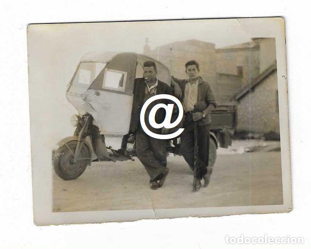 Fotograf&iacute;a antigua: FOTO MOTO MOTOCARRO ISO ESPA&Ntilde;A A&Ntilde;OS 50/60