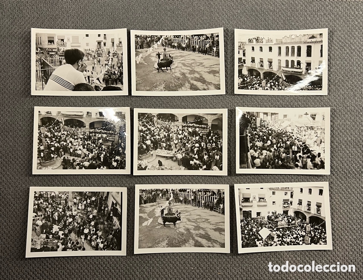 Antique Photography: ALTURA Castell&oacute;n (9) fotograf&iacute;as Dias de Fiestas, Toros y parranda.. (h.1960?)