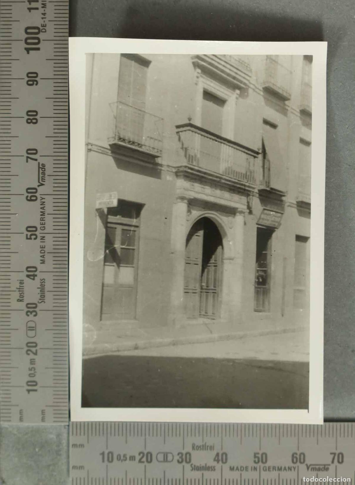 Fotograf&iacute;a antigua: FOTOGRAFIA. VISTA CASA SE&Ntilde;ORIAL. HACIA 1940