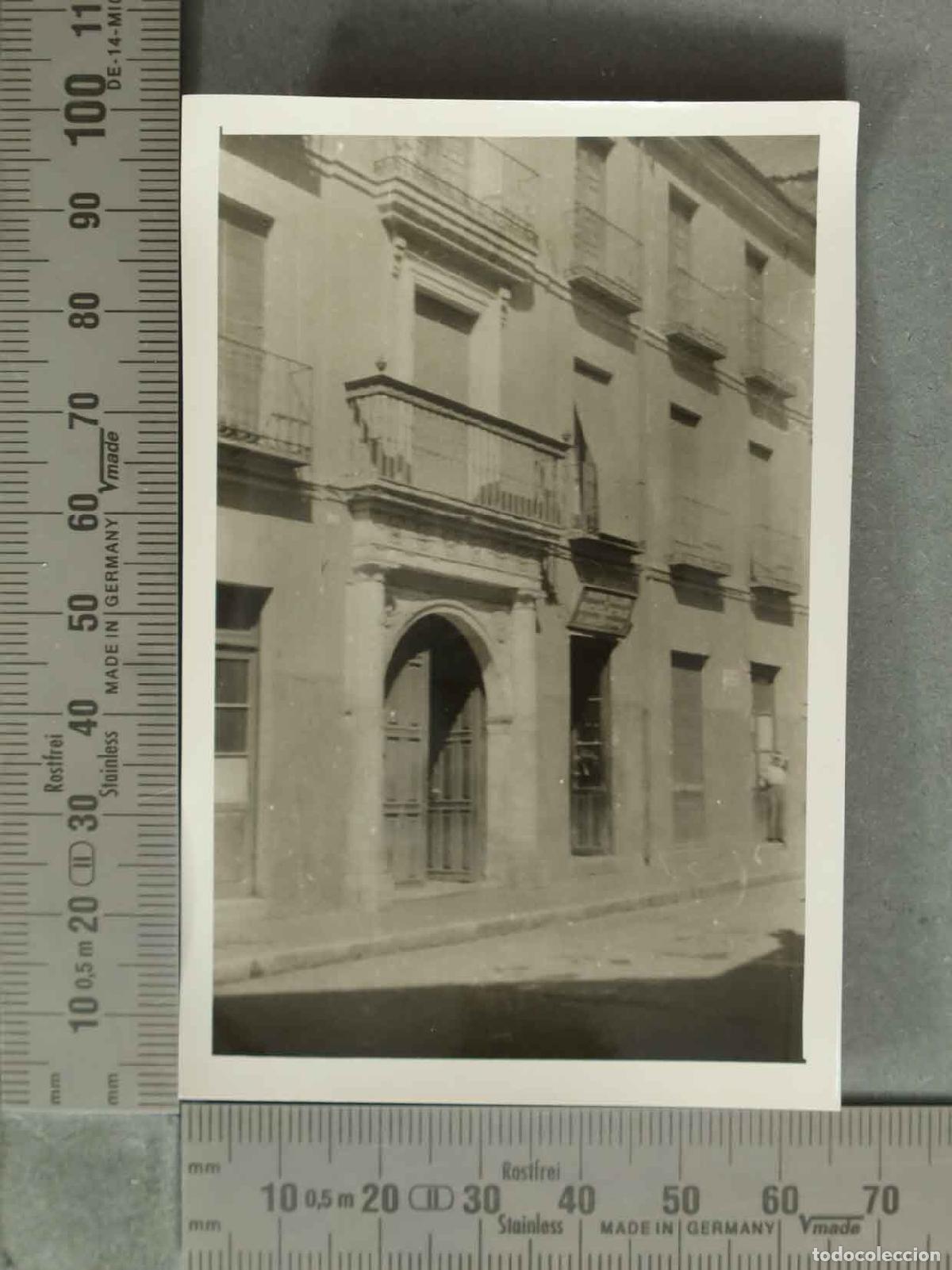 Fotograf&iacute;a antigua: FOTOGRAFIA. VISTA CASA SE&Ntilde;ORIAL. HACIA 1940