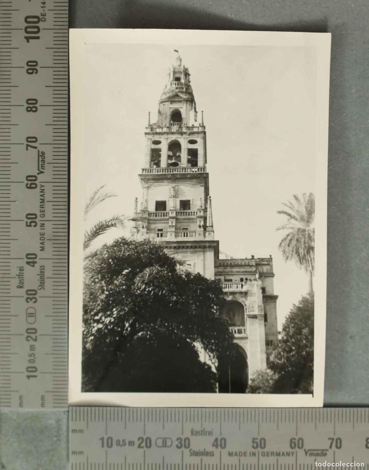 Fotograf&iacute;a antigua: FOTOGRAFIA. C&oacute;rdoba - Patio de los Naranjos - Torre del Campanario