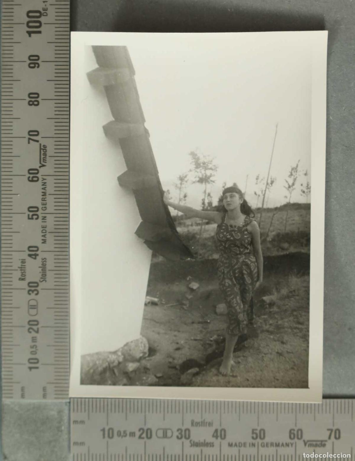 Fotografia antica: FOTOGRAFIA. MUJER POSANDO CON CUBIERTA