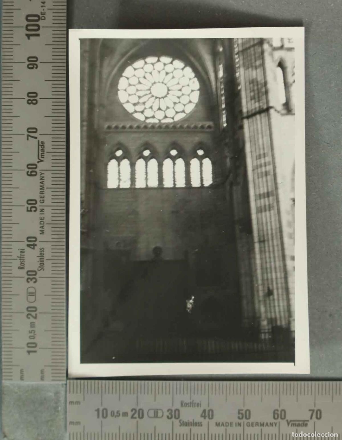 Fotografia antiga: FOTOGRAFIA. INTERIOR CATEDRAL A IDENTIFICAR