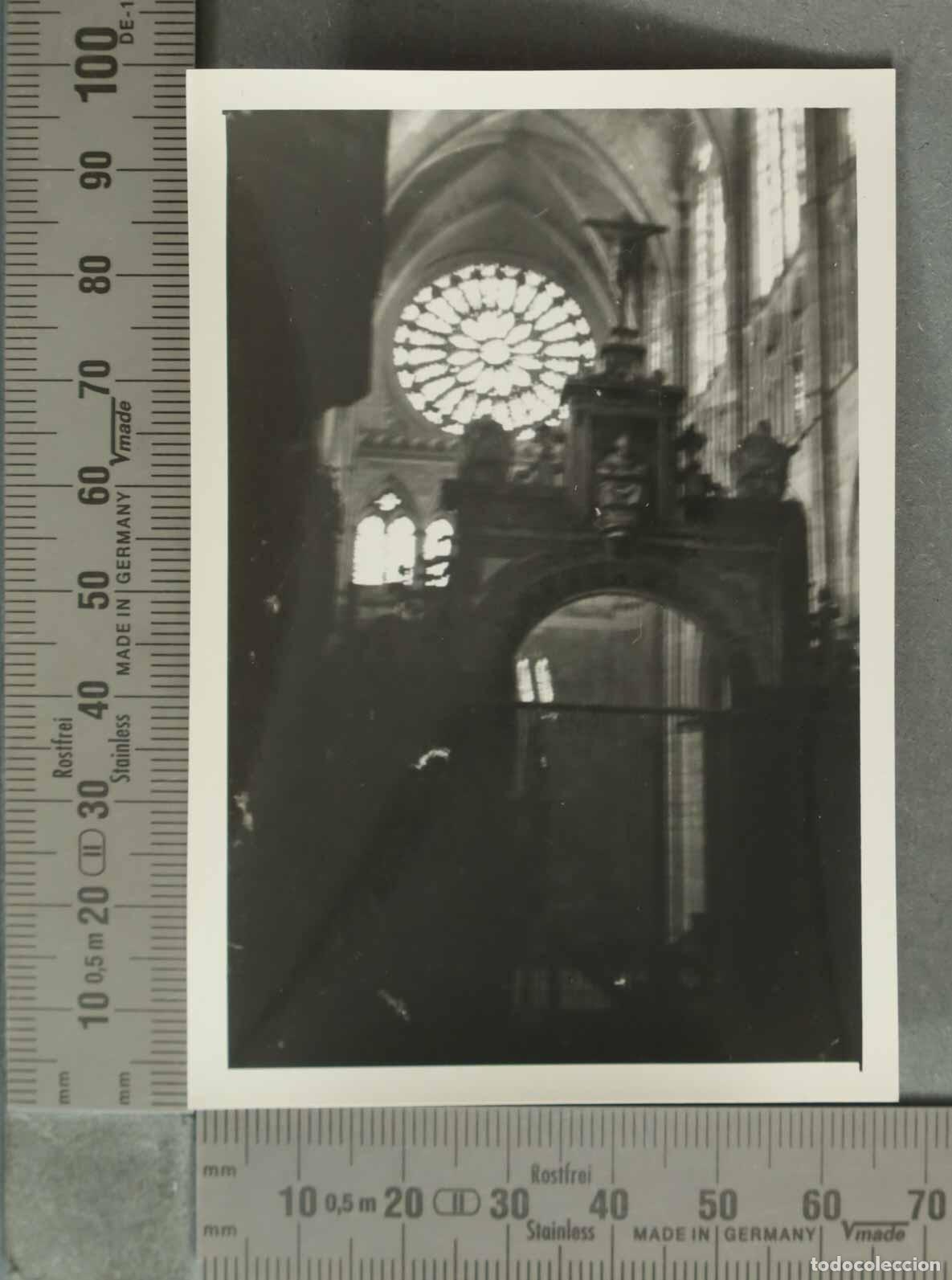Fotografia antiga: FOTOGRAFIA. INTERIOR CATEDRAL.