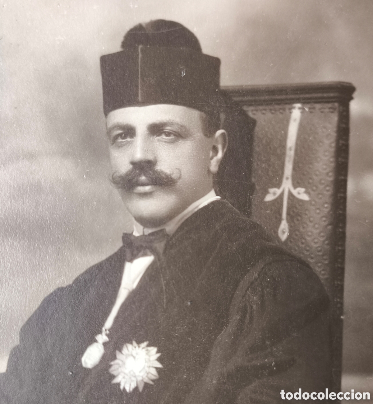 Fotografia antiga: FOTOGRAF&Iacute;A RETRATO DE ESTUDIO MAGISTRADO JUEZ FOT&Oacute;GRAFO COMPA&Ntilde;Y MADRID 1922