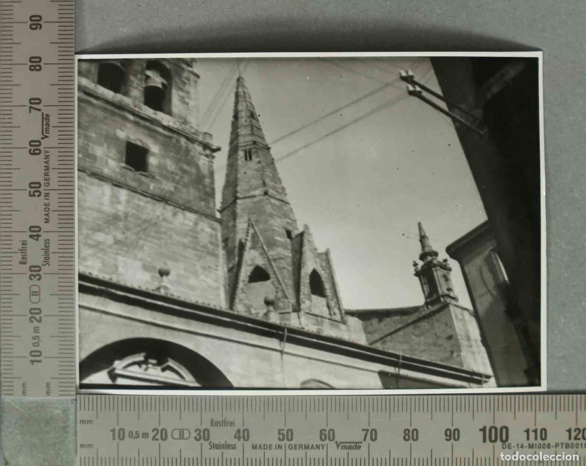 Fotografia antiga: FOTOGRAFIA. IGLESIA DE SANTA MARIA DE HUERTA HACIA 1940