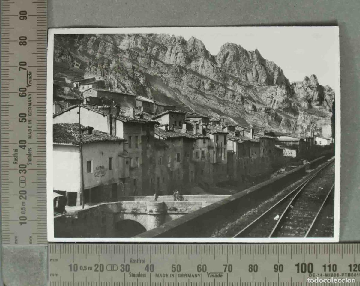 Fotografia antiga: FOTOGRAFIA. VISTA DESDE EL FERROCARRIL DE PANCORBO. HACIA 1940