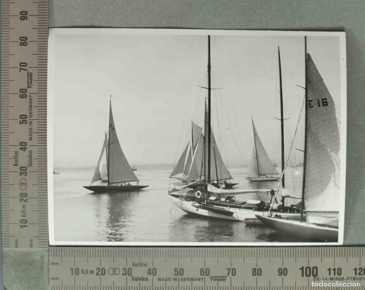 Fotograf&iacute;a antigua: FOTOGRAFIA. EMBARCACIONES VELA. SANTANDER