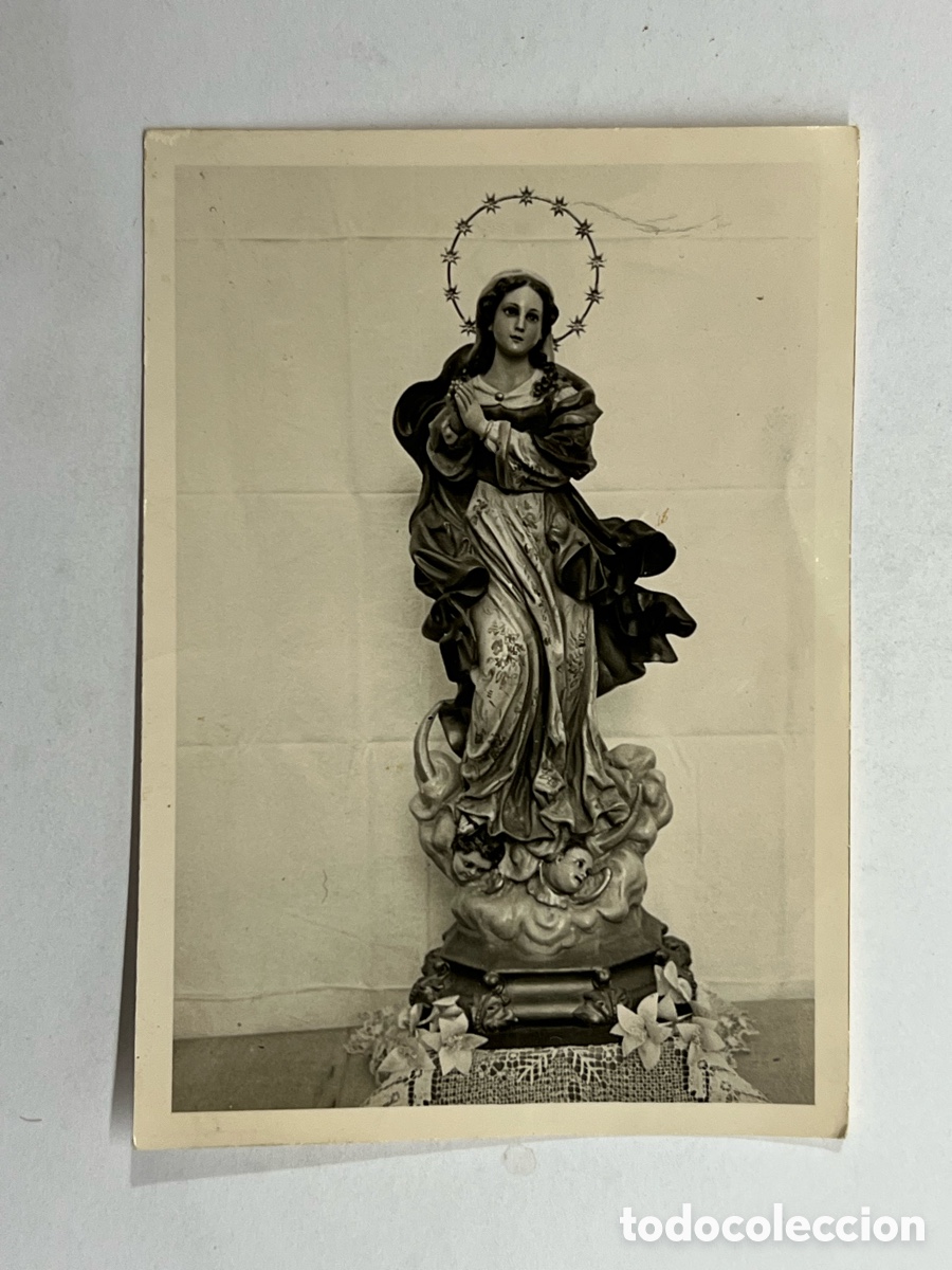Fotografia antica: RAFELGUARAF. Fotograf&iacute;a Recuerdo de la Tronizacion de la Inmaculada. Escuela de Ni&ntilde;as (a.1955)