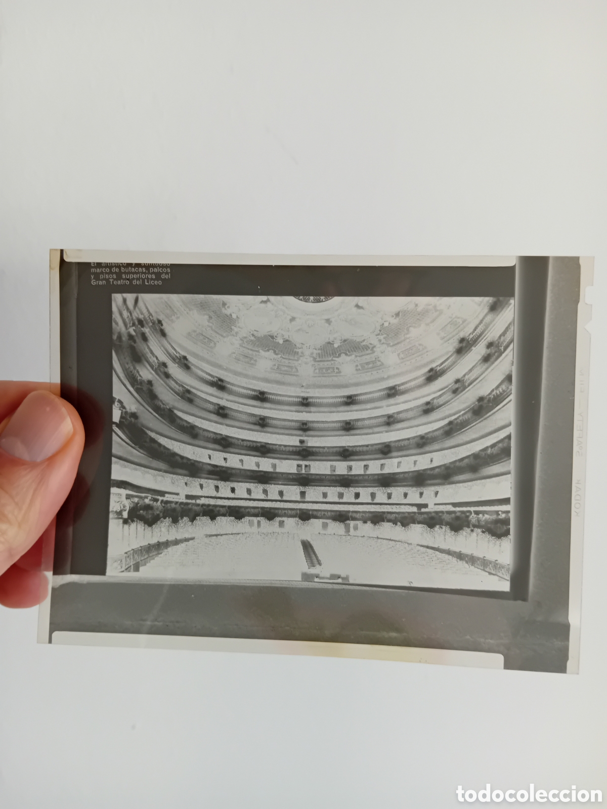 Fotograf&iacute;a antigua: FOTOLITO TEATRO LICEO LICEU BARCELONA. A&Ntilde;OS 70
