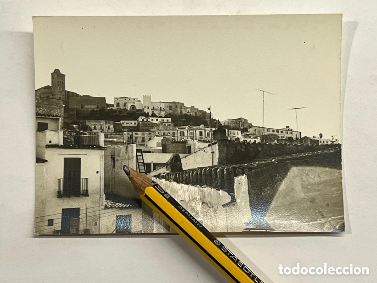 Fotograf&iacute;a antigua: IBIZA. Fotograf&iacute;a Vista parcial de la parte alta.. Diciembre de 1967