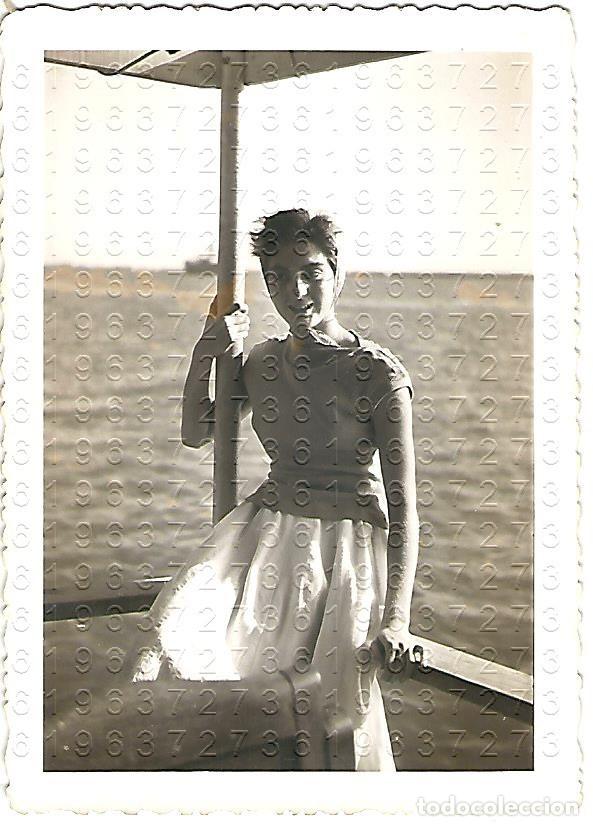 Alte Fotografie: PUNTA UMBRIA 1956 FOTOGRAFIA MUY ANTIGUA 10X7 M18