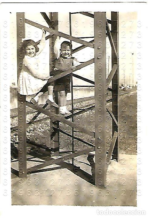 Alte Fotografie: SEVILLA PUERTO FOTOGRAFIA MUY ANTIGUA 9X6 M18