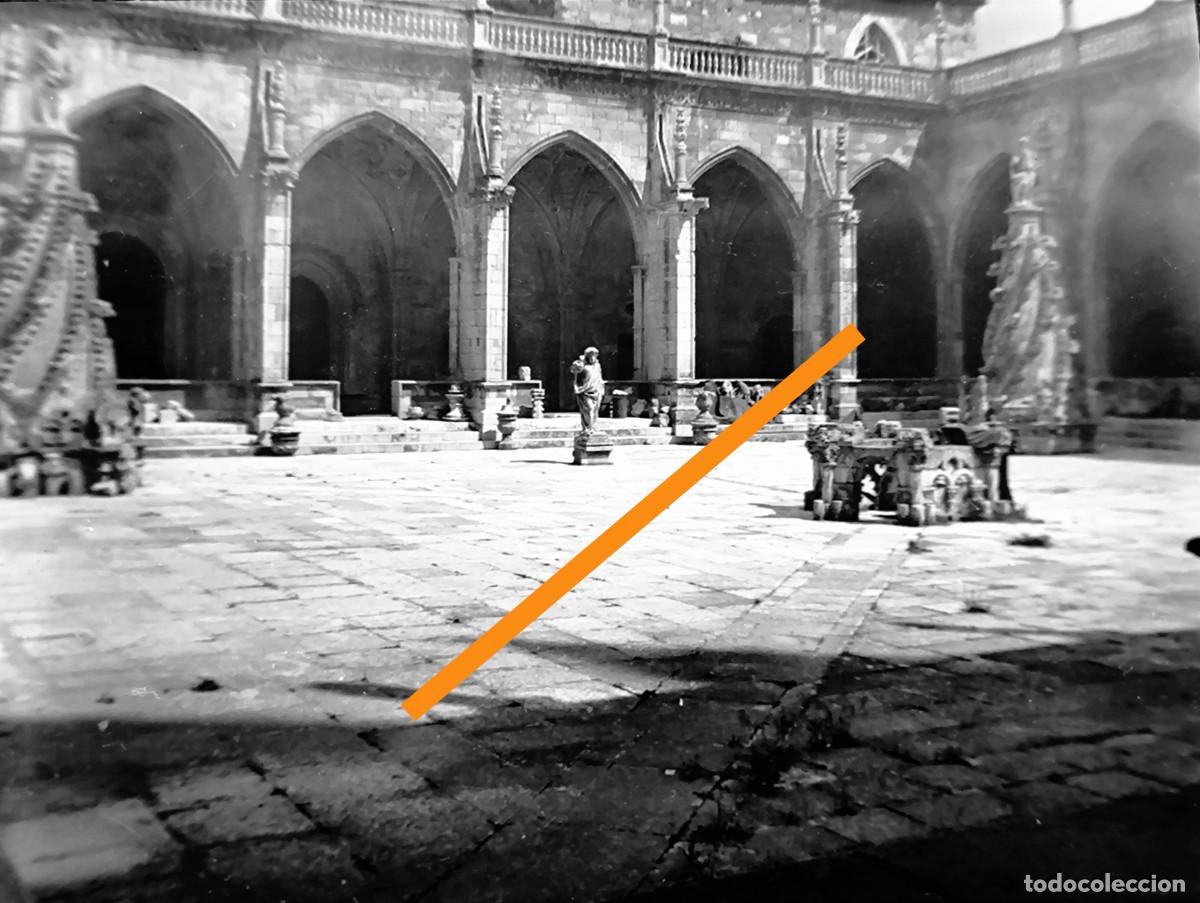 Fotograf&iacute;a antigua: Antiguo negativo de fotograf&iacute;a. Le&oacute;n. A&ntilde;os 40/50