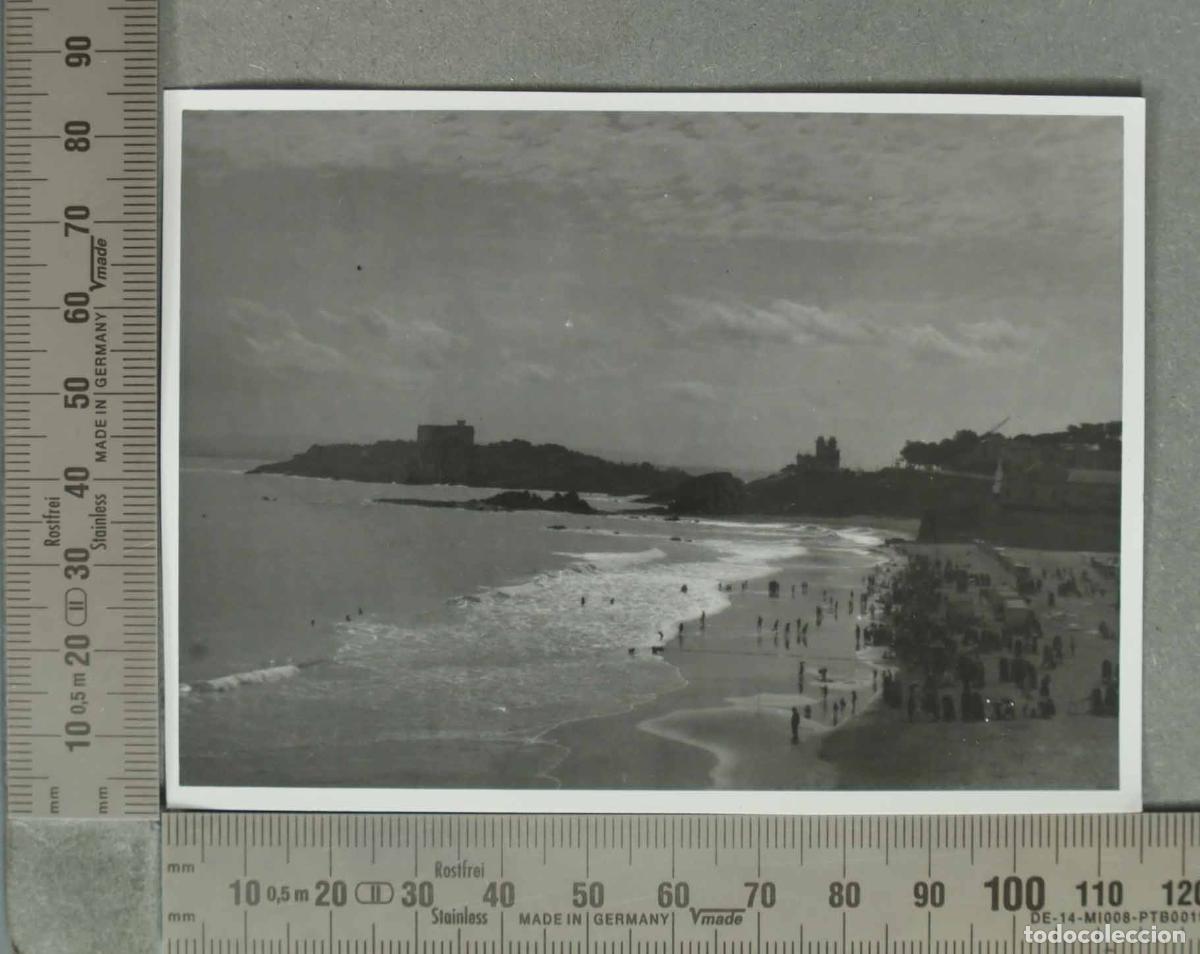 Fotografia antiga: FOTOGRAFIA. VISTA PLAYA DE SANTANDER HACIA 1940