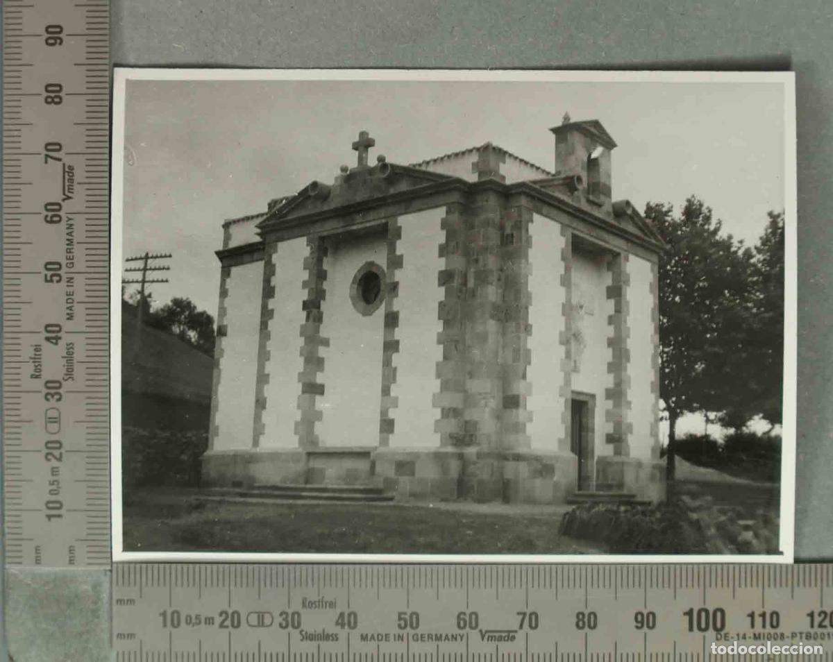 Fotografia antica: FOTOGRAFIA. Hazas de Cesto - Ermita de Jes&uacute;s del Monte - SANTANDER HACIA 1940
