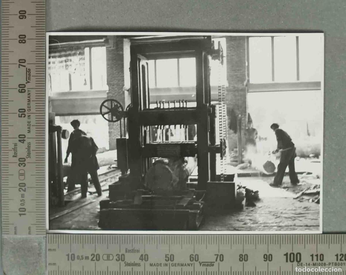 Fotograf&iacute;a antigua: FOTOGRAFIA. INDUSTRIA MADEREDERA FABRICA. VALSAIN 14 SEPT 1940