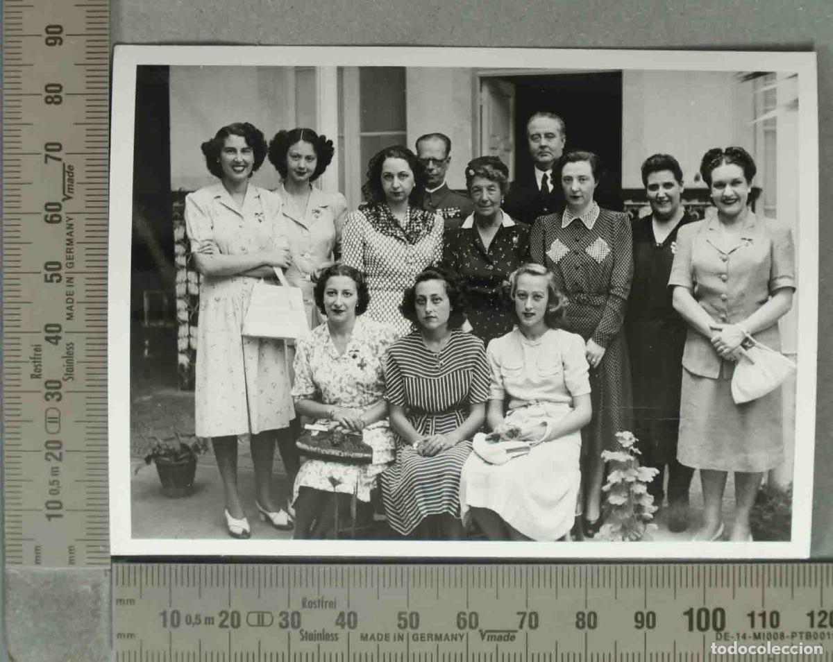 Fotografia antica: FOTOGRAFIA. ALTA SOCIEDAD CON GOBERNADOR CIVIL DE CACERES Luciano L&oacute;pez Hidalgo HACIA 1940