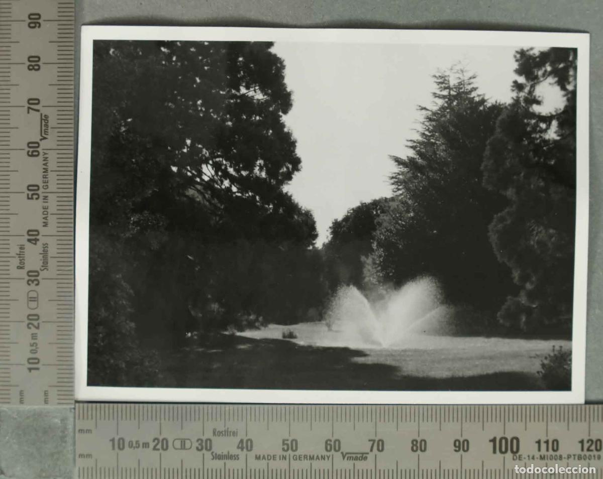 Fotografia antiga: FOTOGRAFIA. FUENTE. LA GRANJA HACIA 1940
