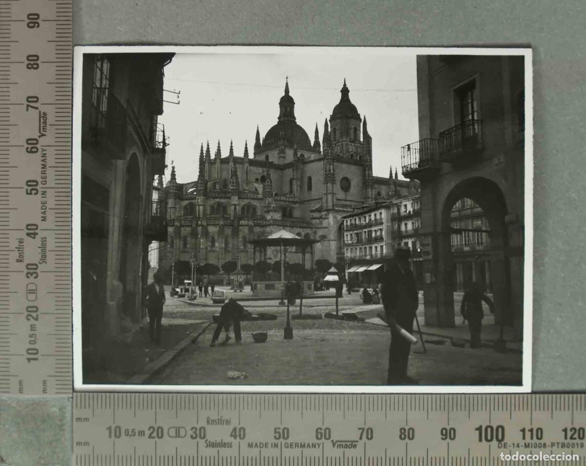 Photographie ancienne: FOTOGRAFIA. VISTA CATEDRAL DE SEGOVIA. HACIA 1940