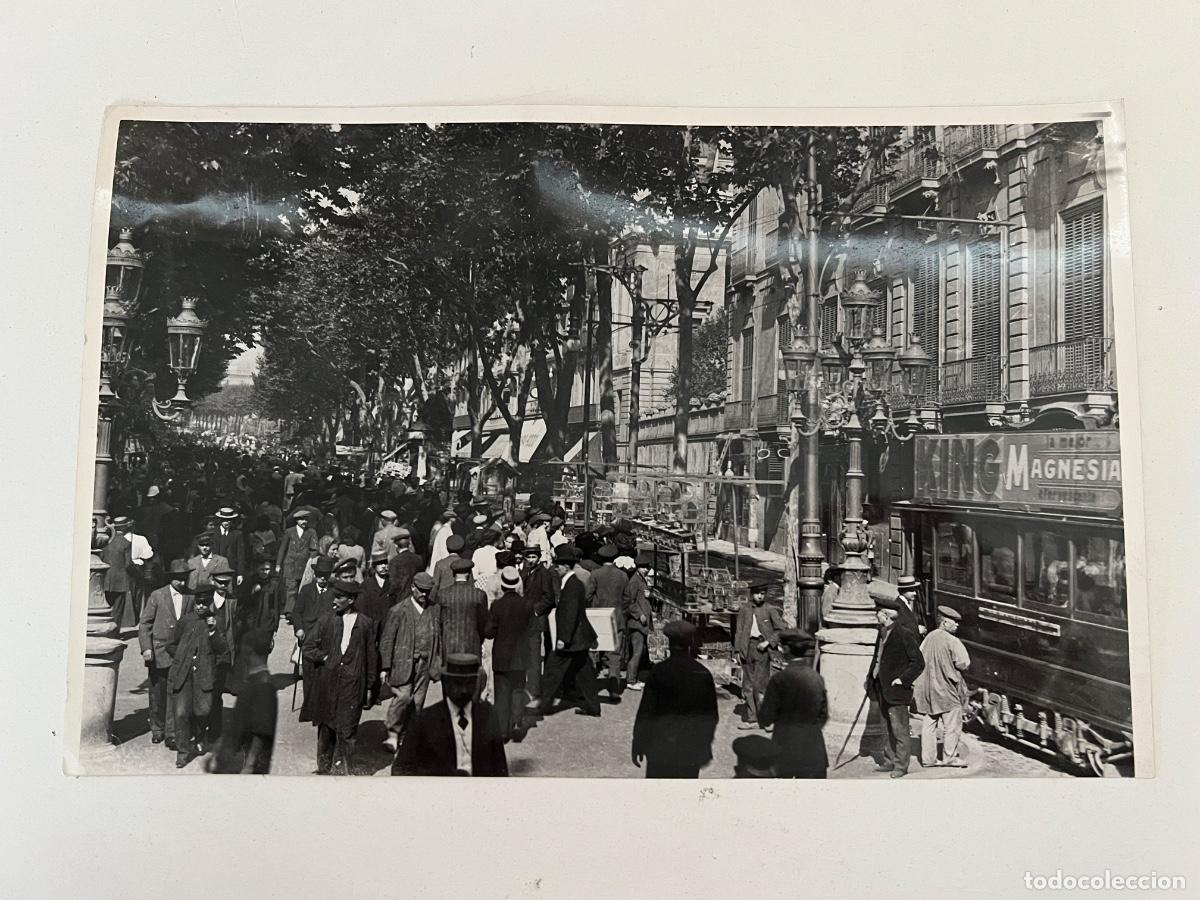Photographie ancienne: FOTOGRAFIA ARCHIVO IMH BARCELONA RAMBLAS