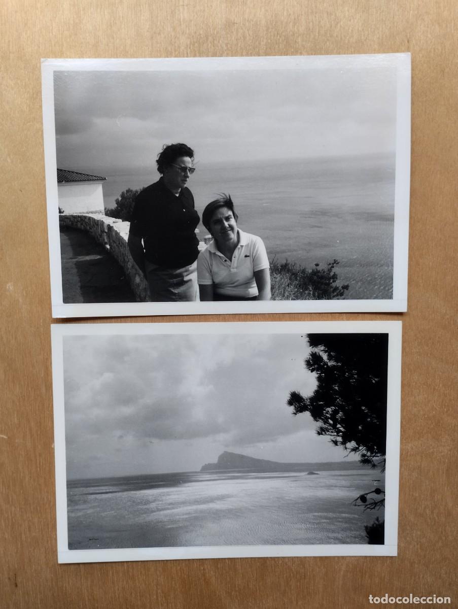 Fotografia antica: Lote de 2 fotograf&iacute;as antiguas de Benidorm. Octubre 1971