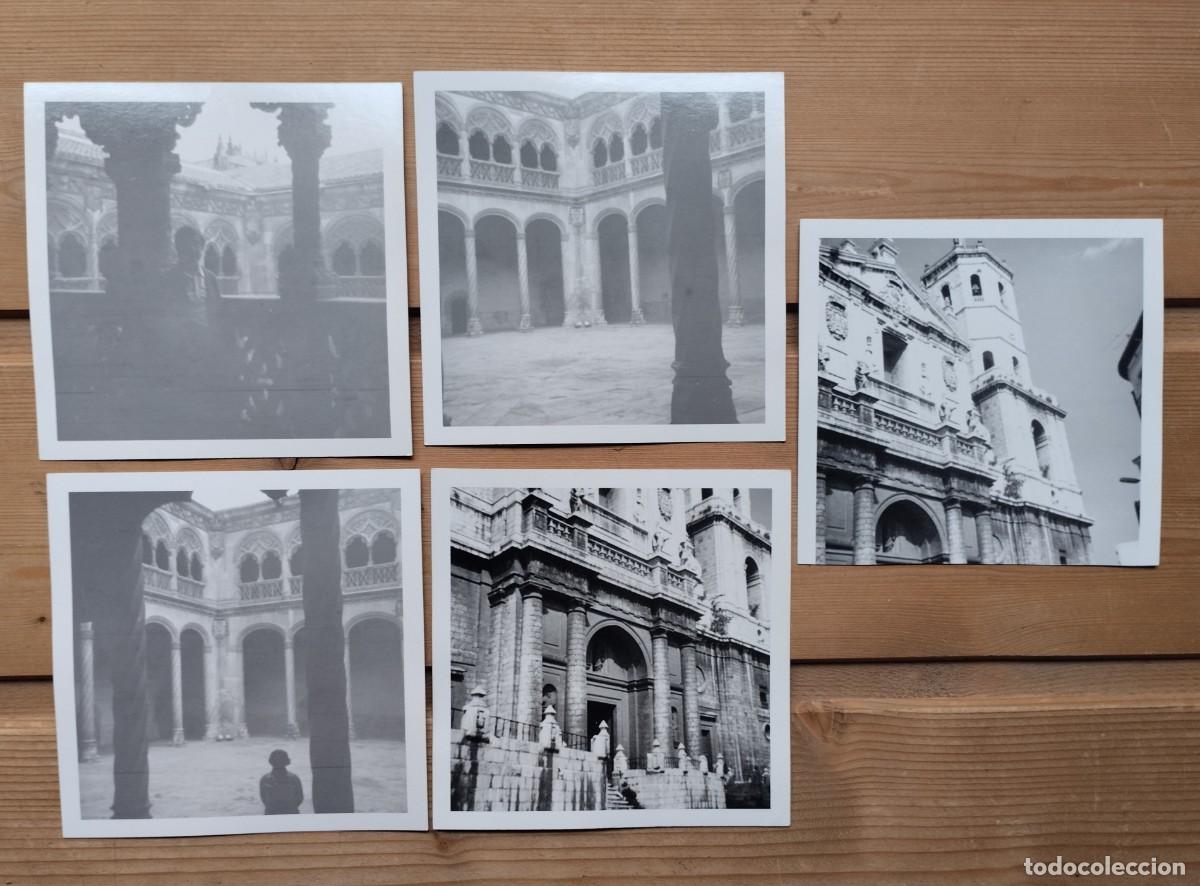 Fotografia antica: Lote de fotograf&iacute;as antiguas de Valladolid: Catedral de la Asunci&oacute;n y Patio del Colegio San Gregorio