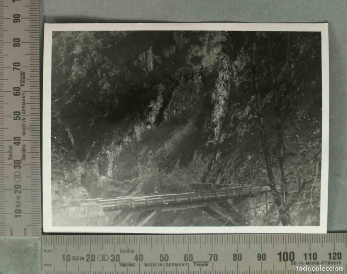 Fotograf&iacute;a antigua: FOTOGRAFIA. DESFILADERO EL PONTON HACIA 1940