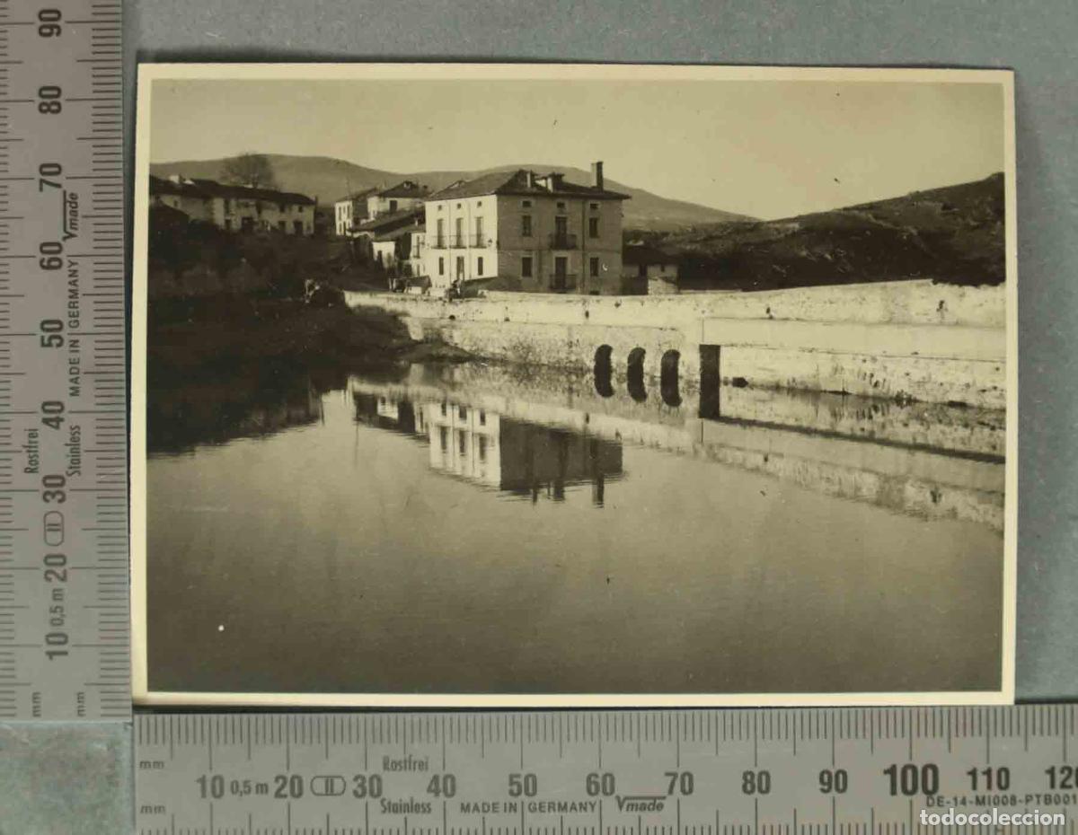 Fotograf&iacute;a antigua: FOTOGRAFIA. VISTA DE BUITRAGO. HACIA 1940