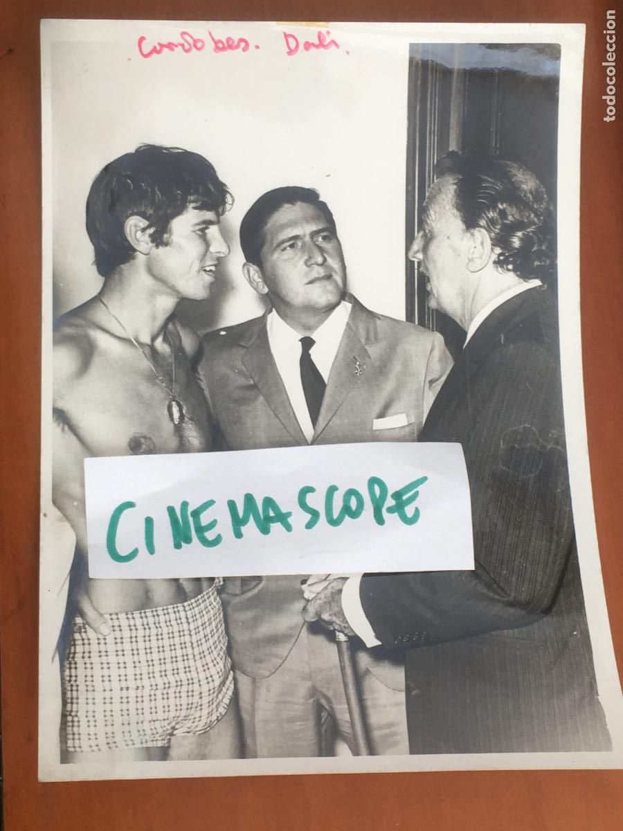 Fotograf&iacute;a antigua: salvador dali manuel benitez el cordobes foto original antigua