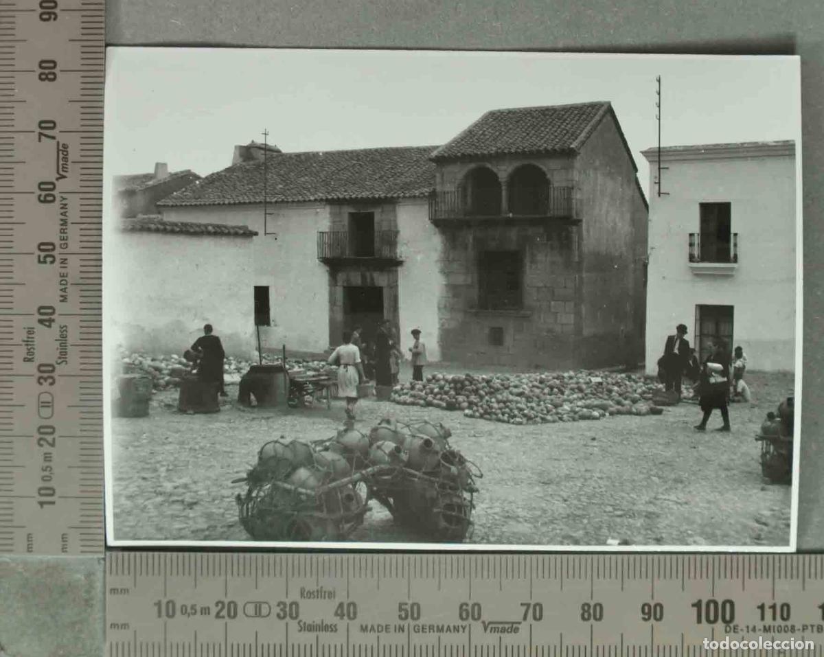 Fotograf&iacute;a antigua: FOTOGRAFIA. VISTA DE VENTA MERCADO DE CANTAROS. CABEZA DE BUEY. HACIA 1940