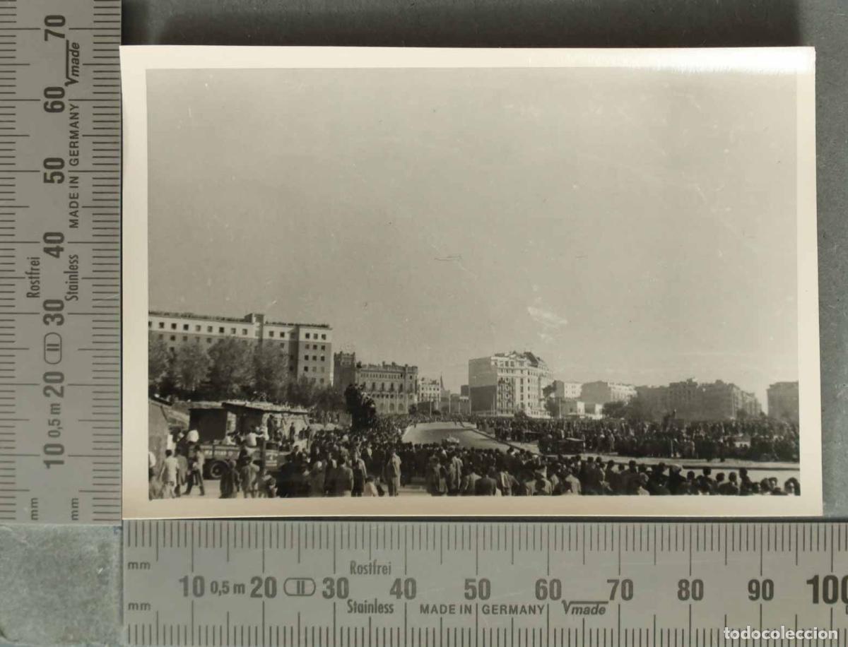 Fotograf&iacute;a antigua: FOTOGRAFIA. CARRERA DE COCHES EN MADRID. HACIA 1940
