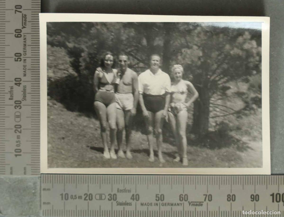 Fotograf&iacute;a antigua: FOTOGRAFIA. Grupo ba&ntilde;istas - RIO HACIA 1950
