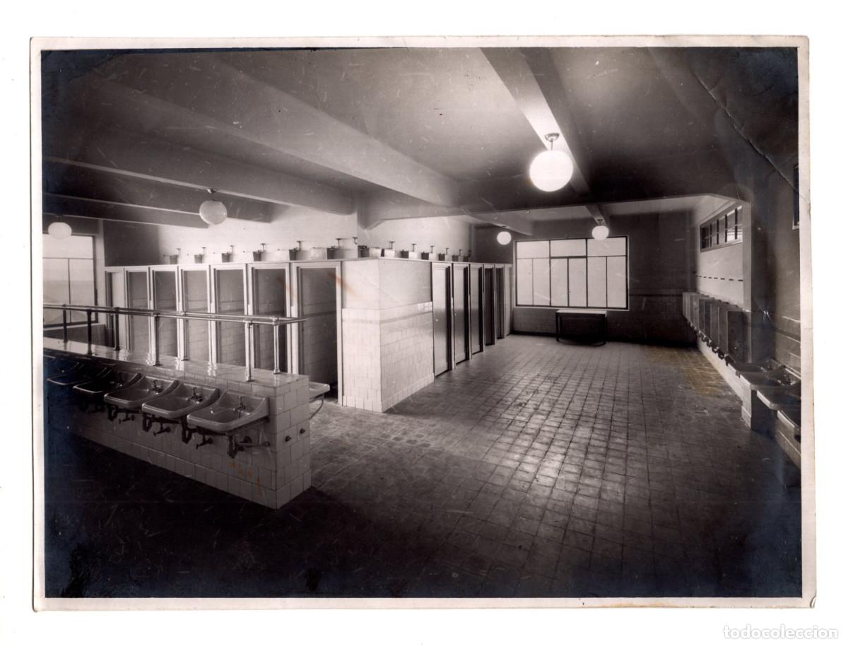 Fotografia antica: VIZCAYA.- ESCUELA DE APRENDICES DE ALTOS HORNOS DE VIZCAYA EN SESTAO, ESPA&Ntilde;A. 24X18.