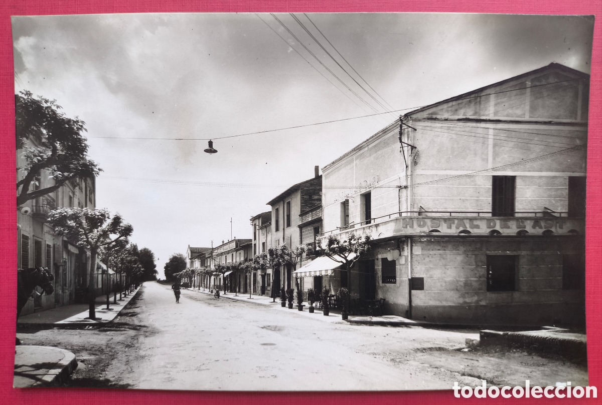 Fotograf&iacute;a antigua: PALAU SOLIT&Agrave; I PLEGAMANS AVINGUDA POSTAL FOTOGR&Aacute;FICA VALL&Egrave;S BARCELONA C. 1955