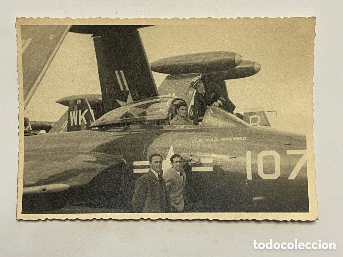 Fotograf&iacute;a antigua: AVIACI&Oacute;N USA.. caza a reacci&oacute;n monoplaza.. Estados Unidos entre 1948 y 1961