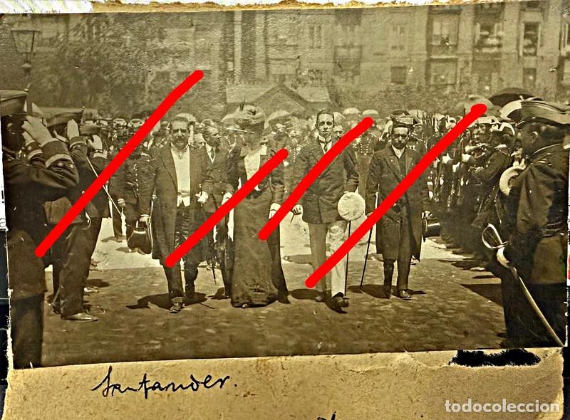 Antique Photography: Alfonso XIII en Santander - Fotografia Antigua