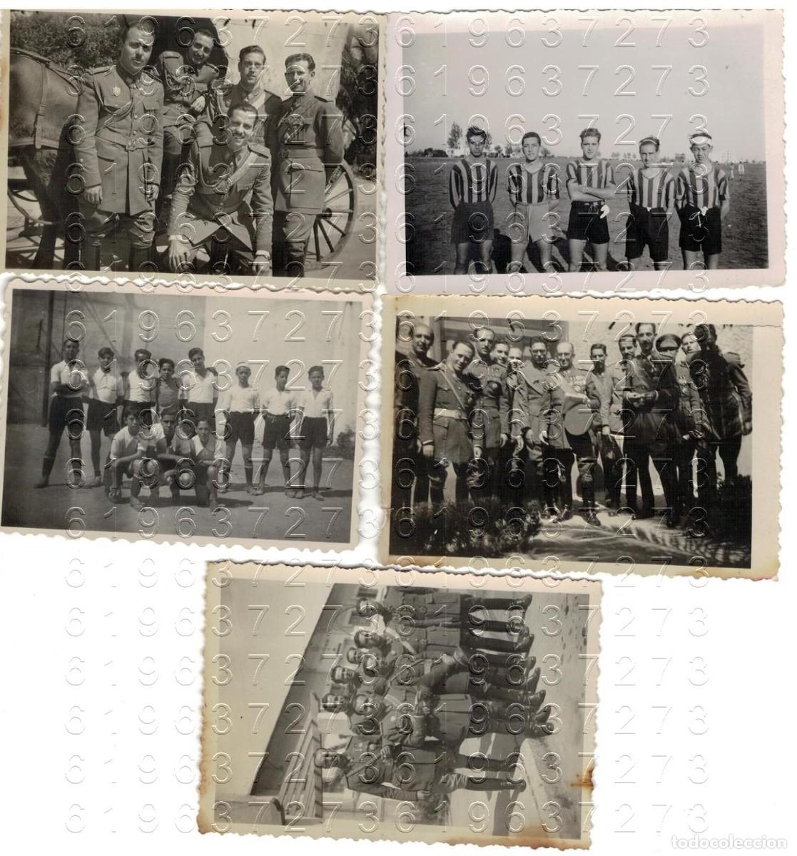 Fotograf&iacute;a antigua: REGIMIENTO GRANADA 34 LUCAS BERMUDO FERNANDEZ 5 FOTOGRAFIAS UNICAS M16