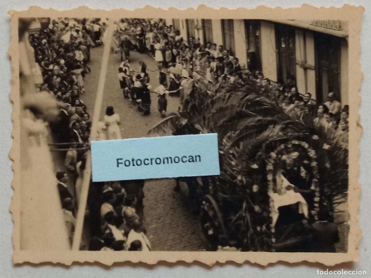 Fotograf&iacute;a antigua: FOTOGRAF&Iacute;A. LA OROTAVA. TENERIFE. FIESTAS DEL CORPUS Y SAN ISIDRO