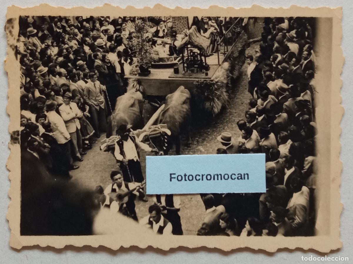 Fotograf&iacute;a antigua: FOTOGRAF&Iacute;A. LA OROTAVA. TENERIFE. FIESTAS DEL CORPUS Y SAN ISIDRO