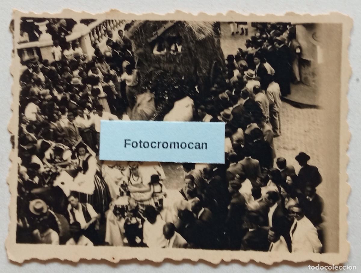 Fotograf&iacute;a antigua: FOTOGRAF&Iacute;A. LA OROTAVA. TENERIFE. FIESTAS DEL CORPUS Y SAN ISIDRO