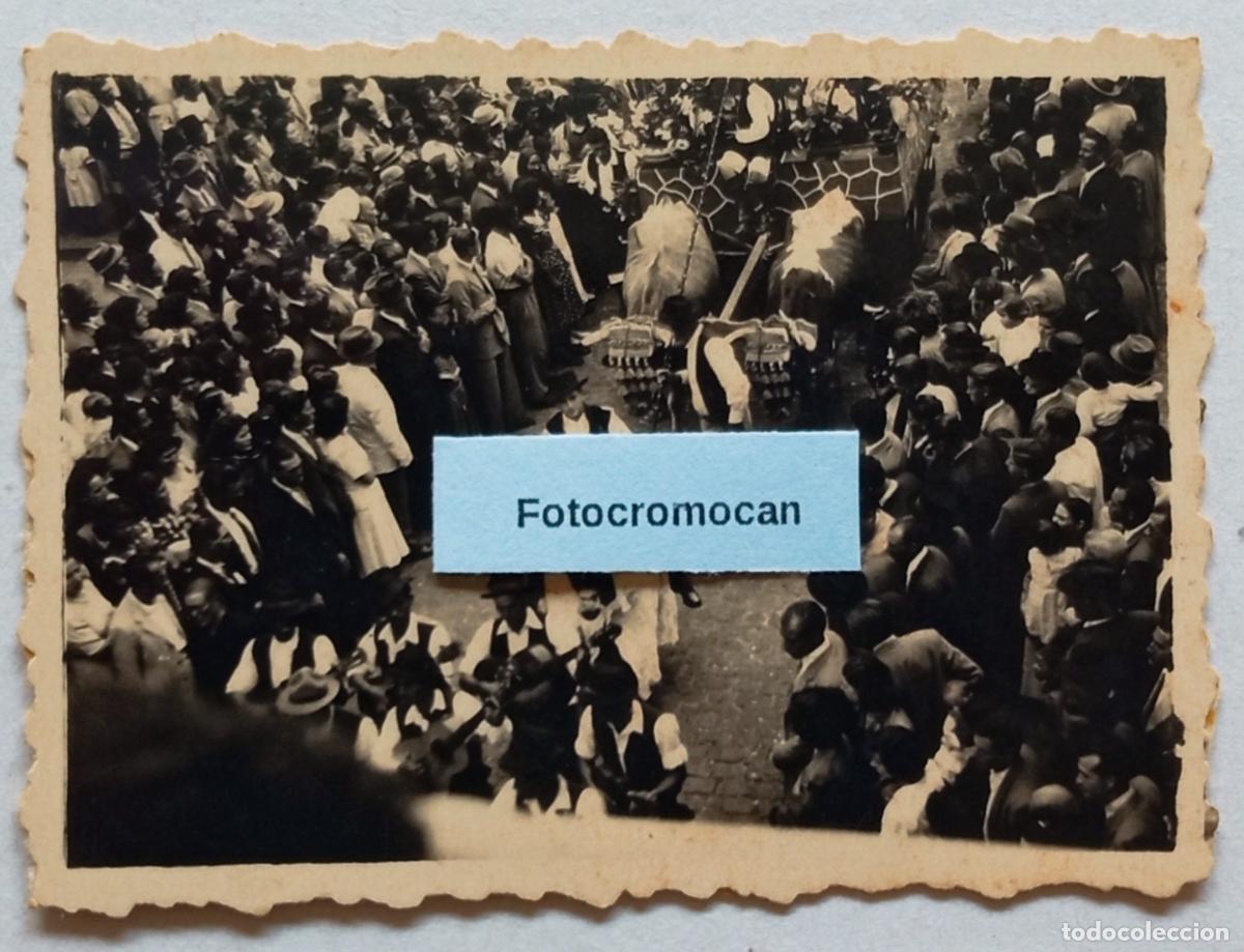 Fotograf&iacute;a antigua: FOTOGRAF&Iacute;A. LA OROTAVA. TENERIFE. FIESTAS DEL CORPUS Y SAN ISIDRO