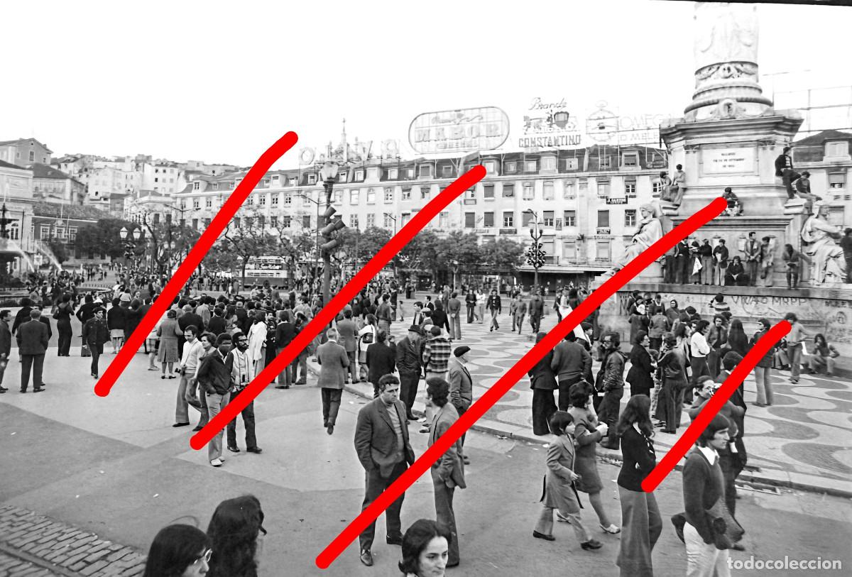 Fotograf&iacute;a antigua: Revoluci&oacute;n de los Claveles Portugal - NEGATIVO DE CELULOIDE - A Revolu&ccedil;&atilde;o dos Cravos